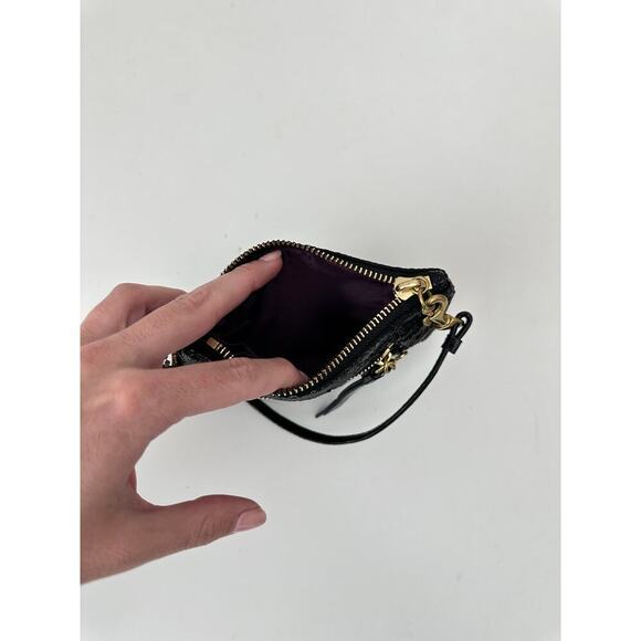 Coach poppy wristlet - black sequin - Picture 5 of 7